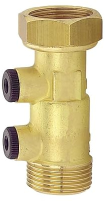 Clapet anti-pollution NF laiton - écrou M 26x34
