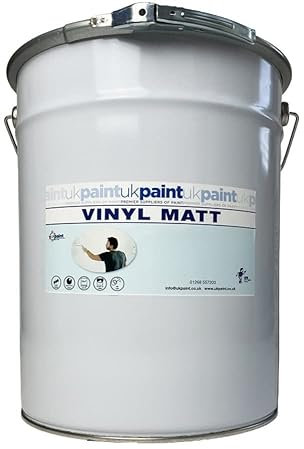 UK PAINT - Vinyl Matt Emulsion Paint - 5L - Pale Grey