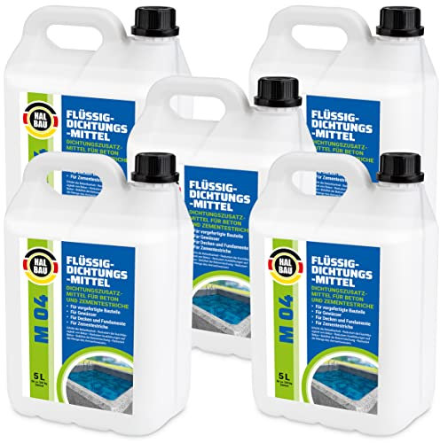 Líquido sellador 25 L para hormigón cementado, suplemento de mortero y plastificador M04