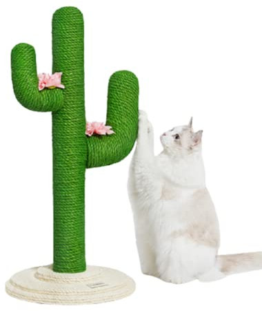 ABGRC Árboles para Gatos Árbol para Gatos Creativity, rascador de Cactus para Gatos, Protege Tus Muebles con Postes y Almohadillas para raspar de Yute, Torre Alta para Gatos Tocar