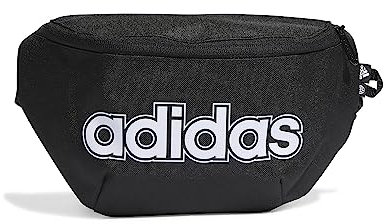 adidas Unisex Classic Foundation Waist Bag, Black/White, One Size