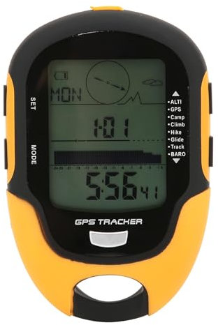 gps tracker fahrrad, GPS-Navigations-Tracker, IPX4 GPS-Höhen Messgerät Tragbares Tragbares Digitales Navigations-Höhen Messgerät Handheld-USB-wiederauf Ladbare Digital Barometer Für Wandern Rucksack