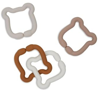 Jollein Spielringe Silikon 20x7x1 cm Teddy Bear | 715-605-66095