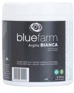 BLUE FARM | Argilla Bianca in polvere gr 500 super ventilata, micronizzata e disidratata. Prodotto 100% puro, naturale, originale e non trattato.