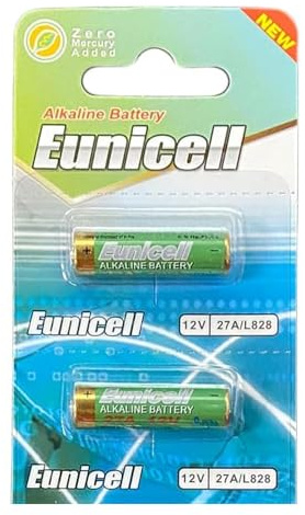 27A Batteries (2 pack) 12v volts Alkaline A27 G27A MN27 L828 EL812 EL-812 CA22