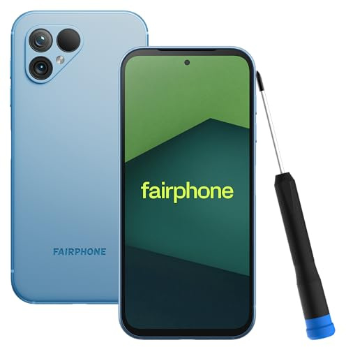 Fairphone 5 5G (8GB,256GB) Bleu Ciel, iFixit Tournevis Inclus