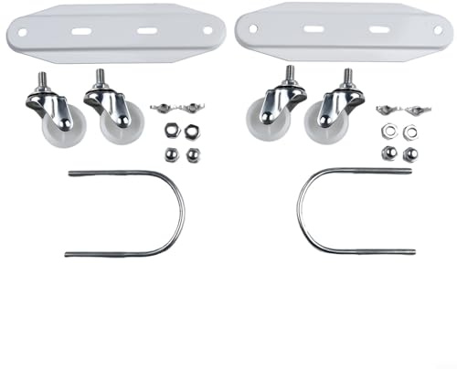 EXTRWORY Soporte de 2 ruedas para calentador eléctrico, radiador hidroeléctrico, calentador eléctrico, soporte de polea móvil especial, acero al carbono para calentadores eléctricos universales
