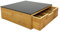 Cassetto Porta Cialde o Capsule in Bamboo e Vetro 31 x 30 x 10 cm