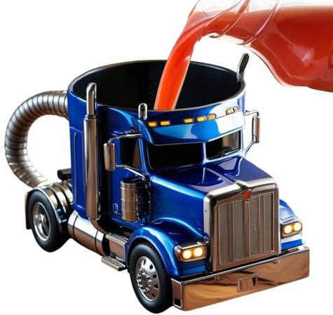 Semi-truck Tea Cups, Semi-trailer Beer Mugs, Truck-shaped Coffee Mugs, Novelty Beer Mugs, Creative Truck Coffee Cups, Travel Coffee Mug For Men, Unique Tea Cups For Truckers, Semi-truck Beer Steins,