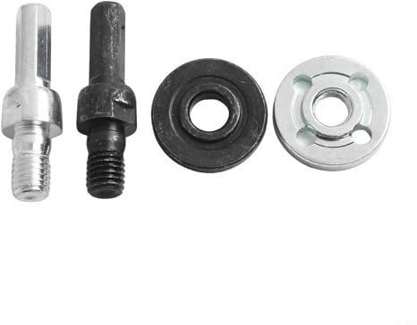 2 x elektrische Bohrmaschinen-Zubehör, Verbindungsstangen-Adapter für schnelle Umwandlung auf Winkelschleifer, 10 mm
