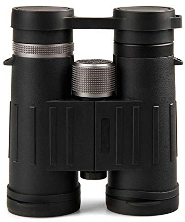 Binoculares Rectos HD de Gran Aumento 8X42 con Interfaz de trípode para cruceros marítimos, Senderismo, Caza, observación de Aves, Color Negro BAK4FAC