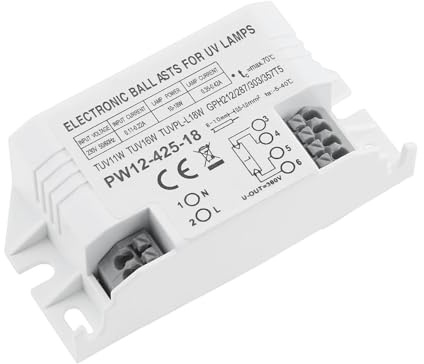 ZMZYELPECB Ballasts électroniques 10-18 W Ballast Universel 220 V for Lampes UV G23 G10q G5 Tubes UVC Lampes de stérilisation