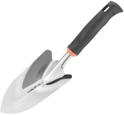 Qianly Truelle de jardinage, bêche de jardin, culture de la poignée non glissante alimentaire pour la pelouse, 9cmx32cm