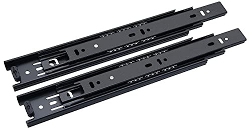 Guide per cassetti resistenti, guide per cassetti ispessite con ammortizzatori a triplo scorrimento, kit di riparazione per guide di scorrimento per cassetti da strada da 40 cm, lisce e soluzione per