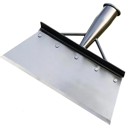 21 cm Pala da Giardino Multifunzionale, Raschietto per Erbacce da Giardino, Pala per la Pulizia del Giardino, per Erbacce con Deflettore