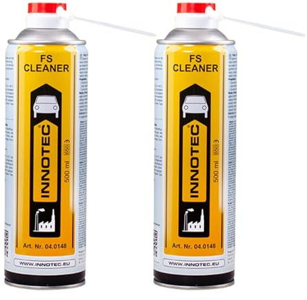 2 Stück INNOTEC Fuel System Cleaner 500 ml – Reiniger für Kraftstoffsysteme, zur gründlichen Reinigung von Injektoren, (AGR-) Ventilen, Drosselklappen und Vergasern bei Benzin- und Dieselmotoren