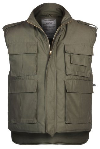 MFH Herren 04102b-outdoorvest Outdoorweste, Oliv, L EU