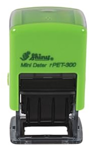 Cathedral Products Self Inking Date Stamp, Plastic, Black - 3.8mm Character Height