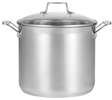 SCANPAN,Silver,C001R Impact 11.0 Litre Stock Pot with Lid
