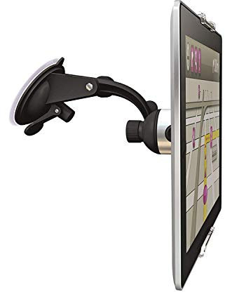 Vogel's TMS 1050 Windschutzscheiben Tablet Halterung für alle Tablets von 7-13 Zoll, Schwenkbar, Auch geeignet für iPad Air/Mini/Pro, Samsung Galaxy Tab/Note, Nexus 7/10, Schwarz, 8371500