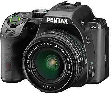 Pentax K-S2 DSLR with 18-50mm & 50-200mm Lens - Black