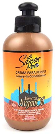 Silicon Mix – Moroccan Argan Oil Leave-In Conditioner – Unisex – 8 fl oz (236 ml) – Nourish, Smooth & Shield with Lightweight Hydration