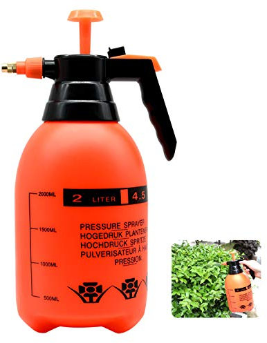 ZHONG AN Spruzzatore 2L con ugello Regolabile in Ottone, Alta qualità Spray atomizzatore Pompa Blumensprüher, per Piante casa e Giardino