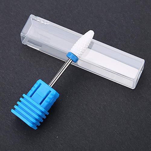 Set di 5 Punte Trapano per Unghie in Ceramica Professionale - Fresa Cuticole e Rimozione Gel, Testa a Lancia Fine Manicure Precisione, Accessori Essenziali Elettrico