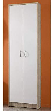 möbelando Garderobenschrank Flurschrank Hochschrank Seitenschrank Flurmöbel Selene I