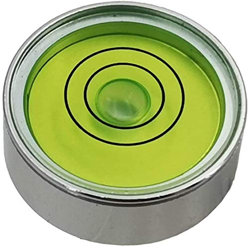 UMEI Universelle horizontale runde Blase des Wasserstands der Metallblase 25 x 10 mm
