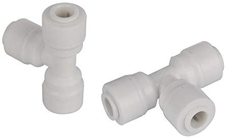 Gartenschlauchanschluss 6mm T-Typ-Beleg-Lock-Anschluss Pneumatikschlauch Schnellanschlüsse Industrie Staubentfernung Kühlsystem Fittings 5 ​​PC