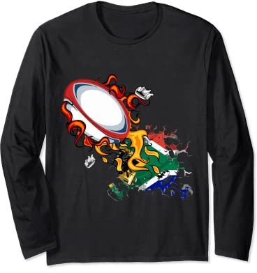 Südafrika Rugby Trikot Springboks Rugby South Africa Rugby Langarmshirt