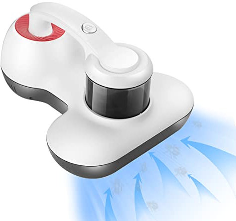 Mattress Vacuum Cleaner, Handheld UV Bed Vacuum Cleaner 16KPa & 12800 Vibrations Per/Min Upgraded Effectively Clean Up Bed, Pillows, Cloth Sofas, Carpets and Ther Fabric Surfaces