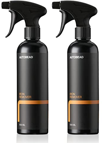 Autobead Iron Remover 500ml Car Exterior Wheels Body Metal Alloy Spray Cleaner - 2 Pack