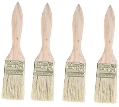 STOBOK Pz Pennelli Per Mobili Pennelli Per Artisti Pennello Da Pittore in Legno Per Pittura Murale Spazzolini Scheggiati Spazzola Addensare Di Legno