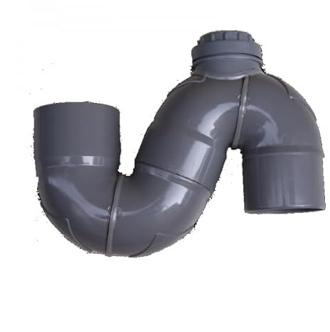 Sifón Turco vertical PVC para aguas fecales y pluviales (110)