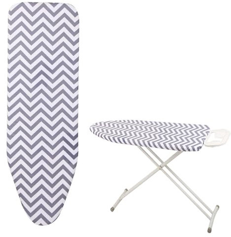 MObyat Bügelbrettbezug aus 100% Baumwolle, Großer Bügeltischbezug 150x50cm mit Dicker Polsterung, Schnelle Dampfreflexion, Einfache Passform zum Schutz des Bügelbretts