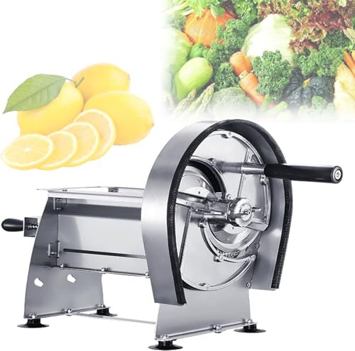 vanenferse Taglia Verdure Elettrica Accessori Cucina, Affetta Frutta Verdure Regolabile E Professionale con Lame Affilate per Regolabile in Spessore, Affettatrice in Acciaio Inox per Verdure E Frutta