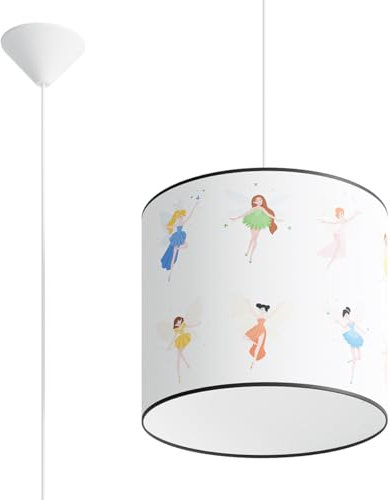 SOLLUX lighting - Luminaria de Suspensión WRÓŻKI - Luminaria Decorativa - Lámpara LED - Bajo Consumo Energético - E27, 1x max 15W LED, ~230V, 50Hz, IP20 Multicolor - 30x30x95cm