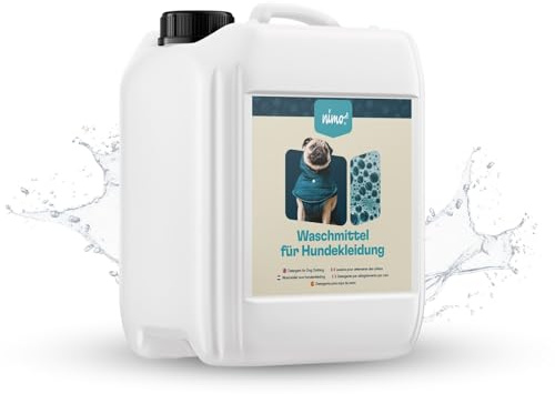 nimo® Waschmittel für Hundebekleidung | ohne Duftstoffe & Farbstoffe | für Hundemäntel & Hundedecken | entfernt Kot- & Urinflecken