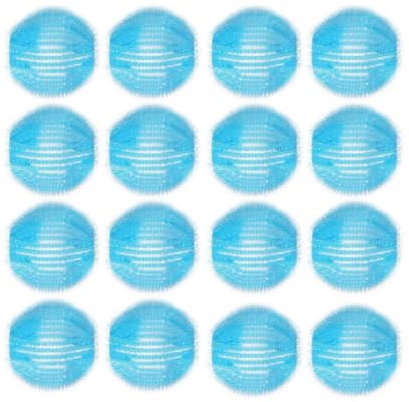 Mokaskaidj 16 Piezas Quita Pelos Mascota, Atrapa Pelos Lavadora, Reutilizable Bolas Quita Pelos Mascota, Quita Pelos Mascota Ropa para Eliminar el Pelo de Las Mascotas en la Lavadora (Azul)