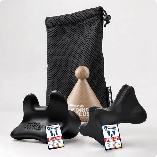 TMX® Schulter-Bundle | Massage-Set | Akupressur gegen Schulterschmerzen | Schmerzpunktmassage | Triggerpunktdrücker | Triggerpoint-Massage | 3 Trigger-Tools in einem Set