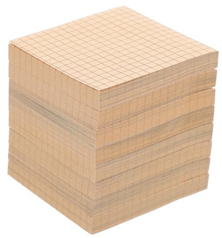 Angoily 8 Raster-Haftnotizen Bürozubehör büromaterial Zettelblock Notizzettel Notizheft gefüttert klebrig Memo -Pads Unterlage Lern-Memo-Aufkleber tragbarer Memo-Aufkleber Papier Brown