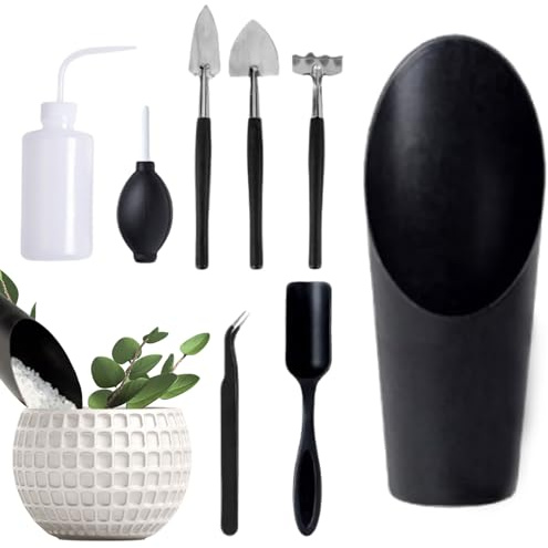 Succulent Tools Set,Plant repotting kit,repotting kit,Succulent Tools,Indoor Plant Tools,Succulent Tool kit,houseplant Tools,Plant Care kit,Indoor Plant Care kit, (Set of 8)