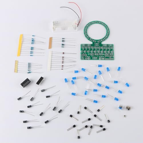 Gorise Lötübungsset, Farbverlaufsring, Lauflicht, elektronisches DIY-Kit für praktische Lötübungen, ideal für Schulklassen und Hobby-Anfänger