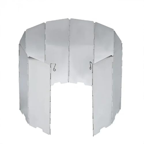 SparklWLeaf Réchauds de Camping légers et Pliables, Coupe-Vent, for l'extérieur, cuisinières à gaz Pliables, déflecteurs pour Le Camping(10 Plates)