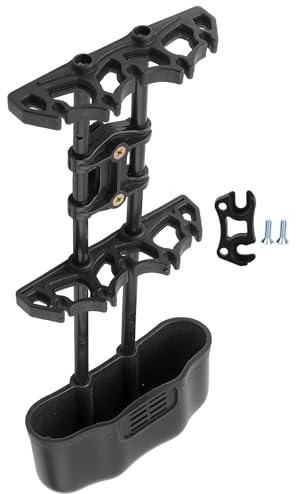JKOKPMG Boîte de Support d'arc de carquois de flèche Portable Support réglable comme Ajustement Absorbant Les Vibrations réduction du Bruit pour la Chasse au tir à l'arc en Plein air