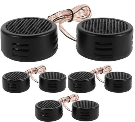 OSALADI 4paires Tweeters Dôme Autoradio Composants Audio Voiture Haut-parleurs Pavillon Accessoire Modif Stéréo