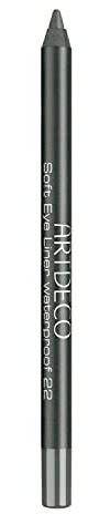 Artdeco Soft Eye Liner lápiz kajala prueba de agua 22, Dark Grey Green, 1.2 g