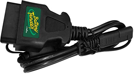 Battery Tender OBDII Adapter Cable for 12V Battery Charging - 22 Inch Cord - Solar Compatible - Charge Vehicle's 12V Battery Through OBD II Port - 081-0154-DL